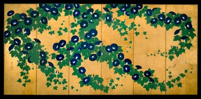 Morning Glories, early 19th century by Suzuki Kiitsu